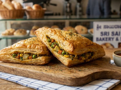 Veg puff - Starters dish from EZGatherr catering menu