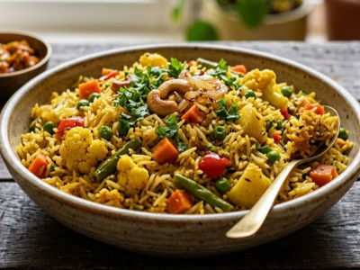 Vegetable Bhaat - Rice & Breads dish from EZGatherr catering menu