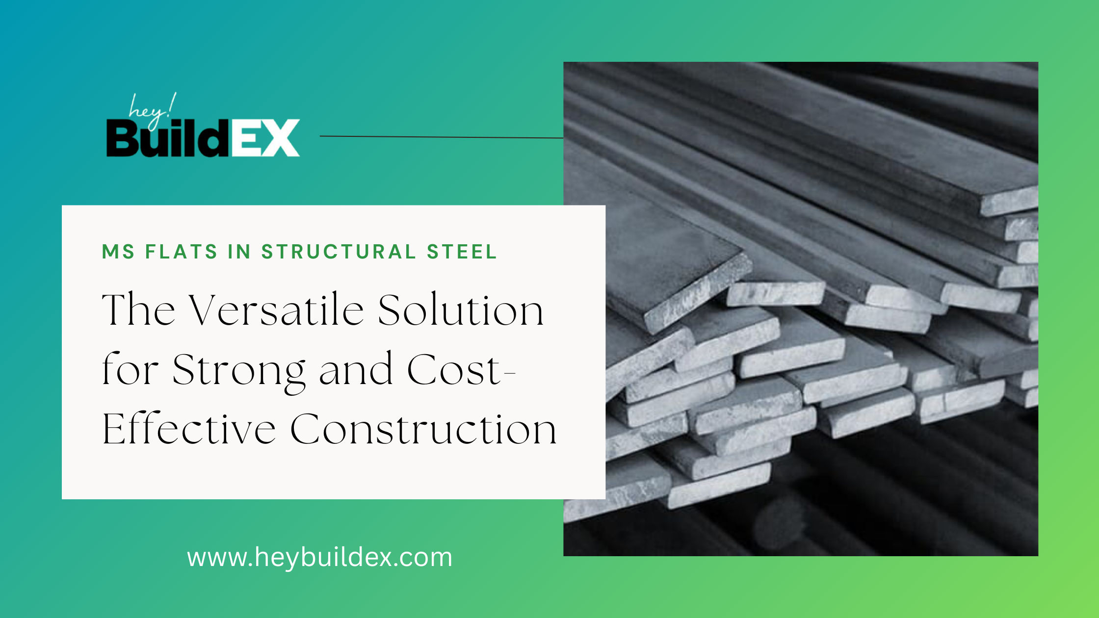 MS Flats in Structural Steel: The Versatile Solution for Strong and Cost-Effective Construction