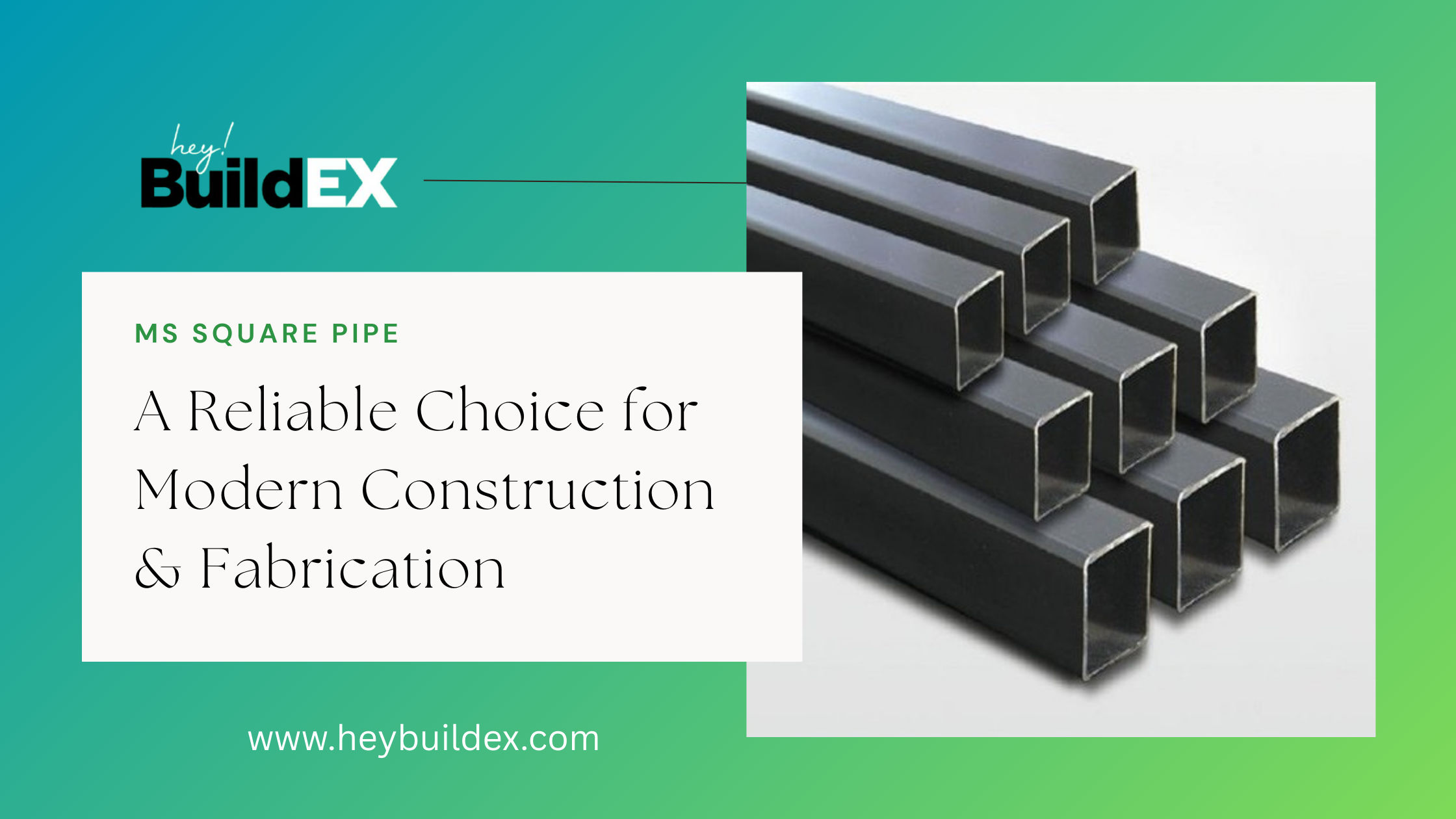 MS Square Pipe: A Reliable Choice for Modern Construction & Fabrication