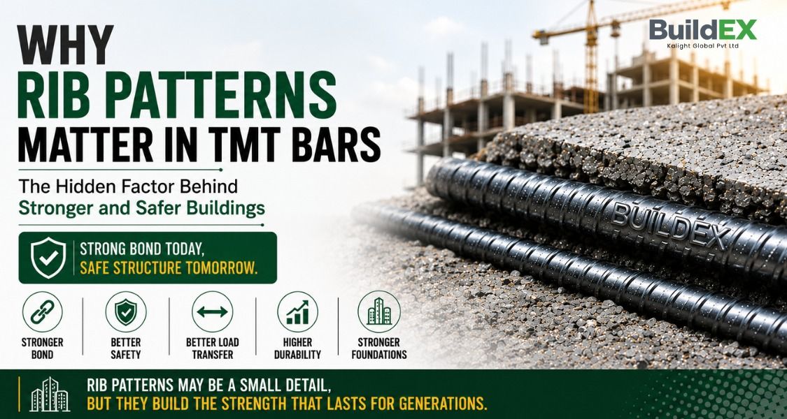 Why Rib Patterns Matter in TMT Bars for Strong Buildings