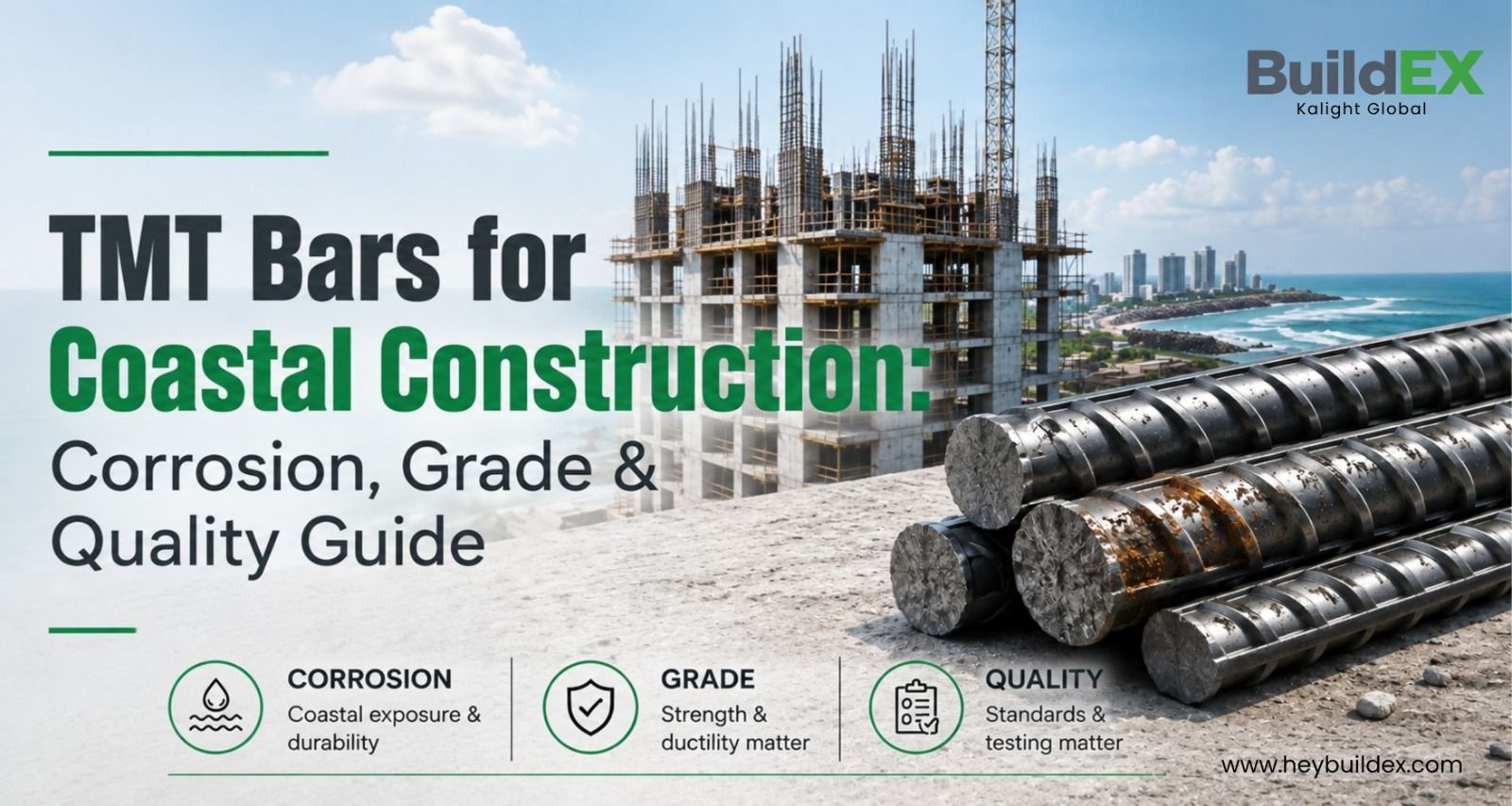 TMT Bars for Coastal Construction: Grade and Quality Guide