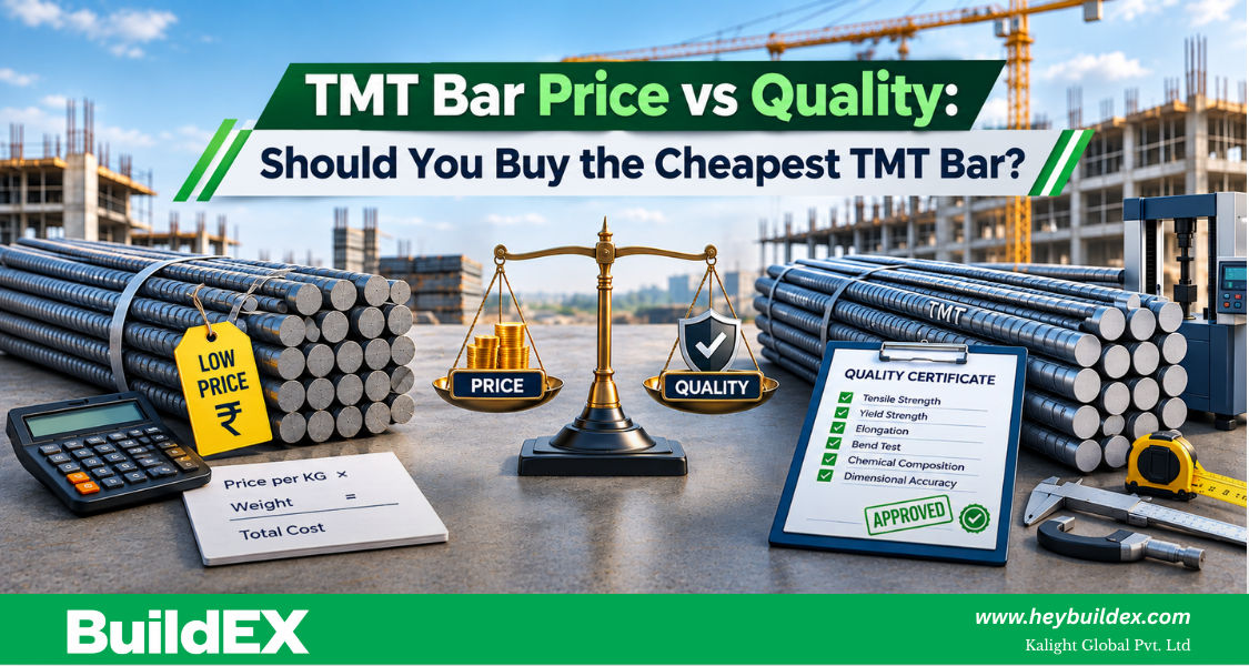 TMT Bar Price vs Quality: Should You Buy the Cheapest TMT Bar?
