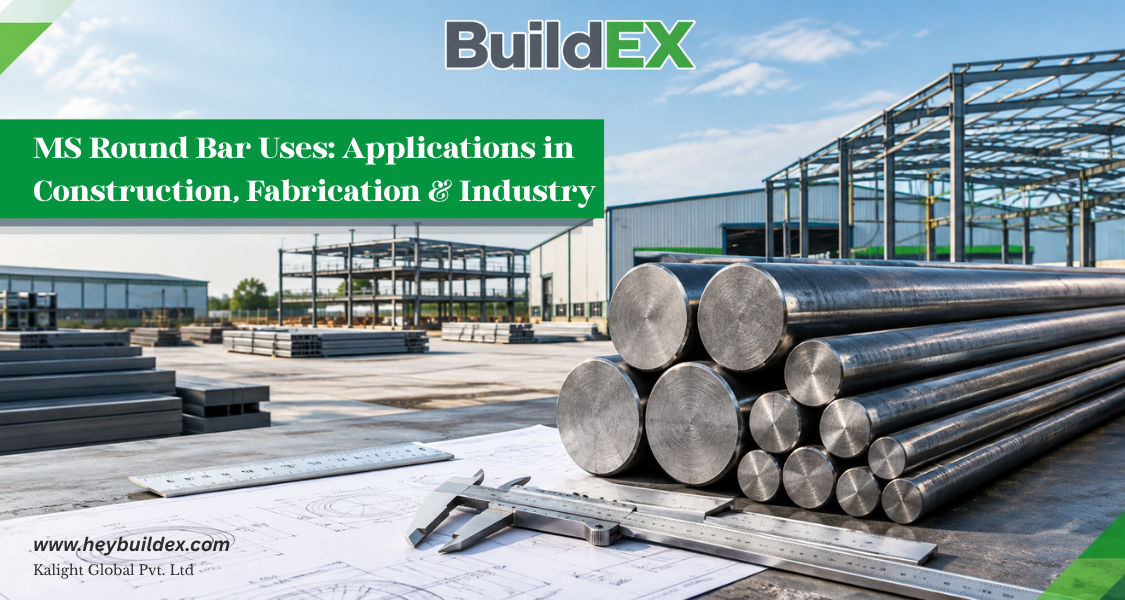 MS Round Bar Uses: Construction, Fabrication and Industry