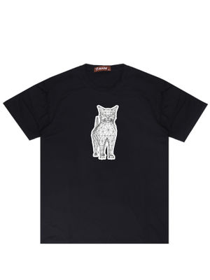 Rainame T-Shirt Oversize white cat
