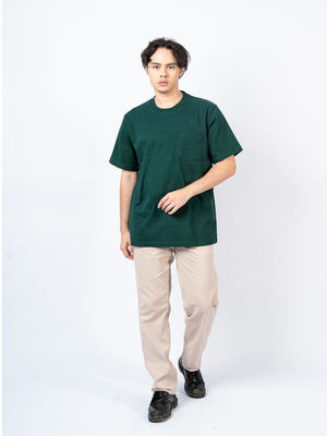 Rainame T-Shirt Oversize Pocket Chet Green