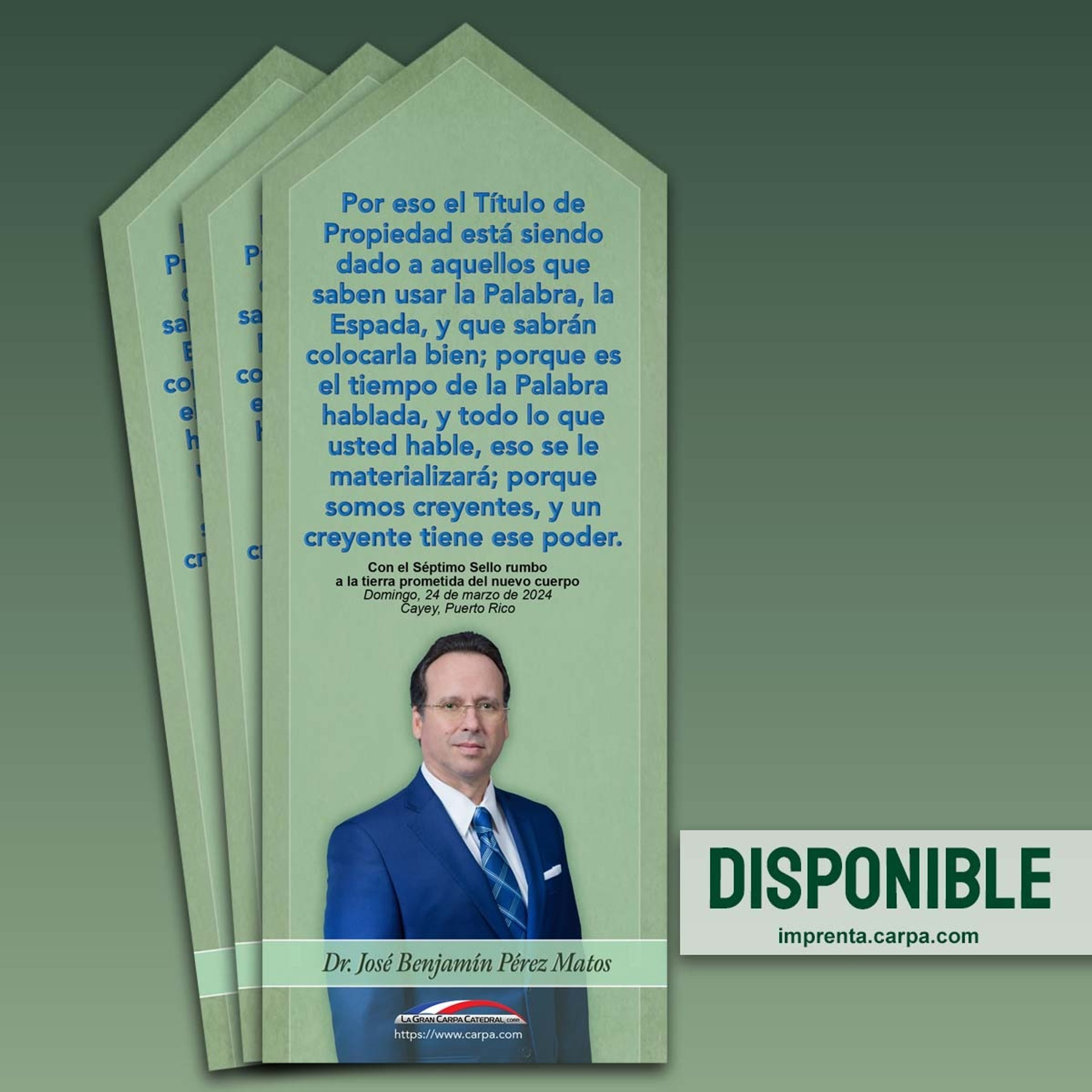 Marcador: Hable la Palabra 1