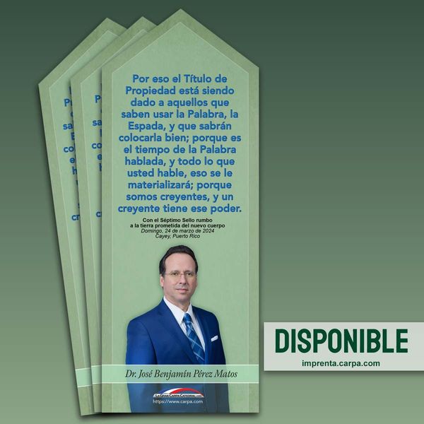 Marcador: Hable la Palabra