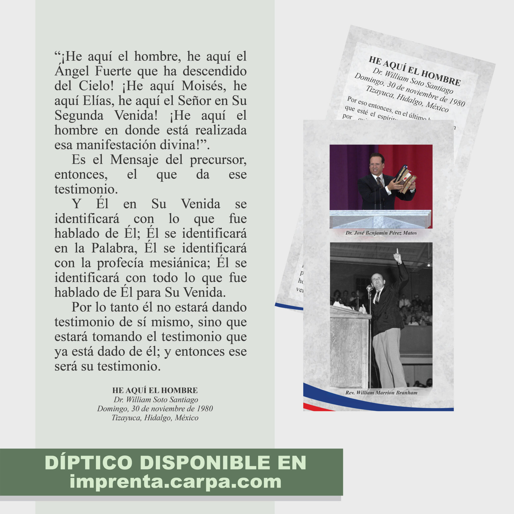 Poster | Díptico – He aquí el hombre 2
