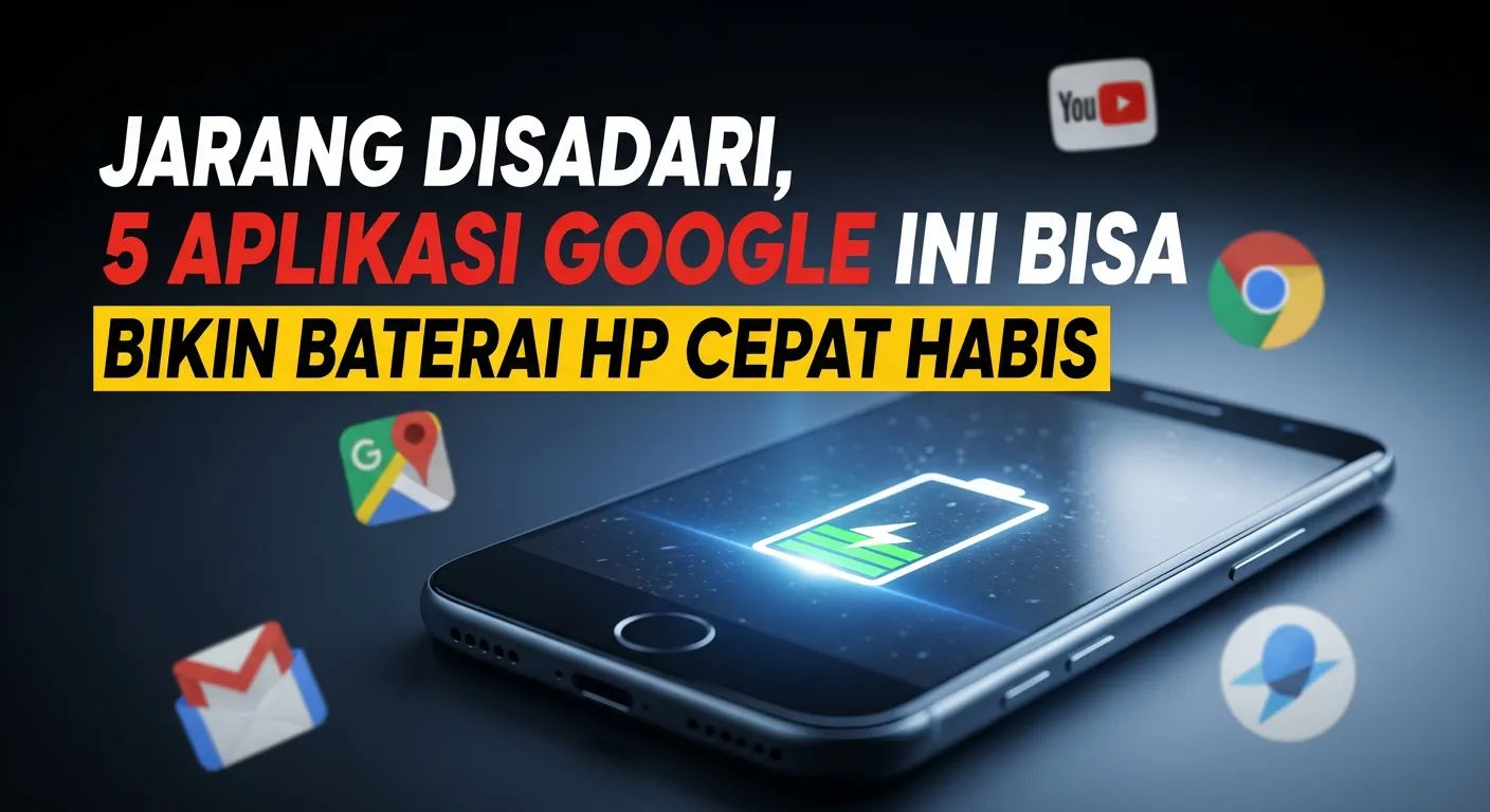 5 Aplikasi Google Penyebab Baterai HP Cepat Habis yang Jarang Disadari Pengguna