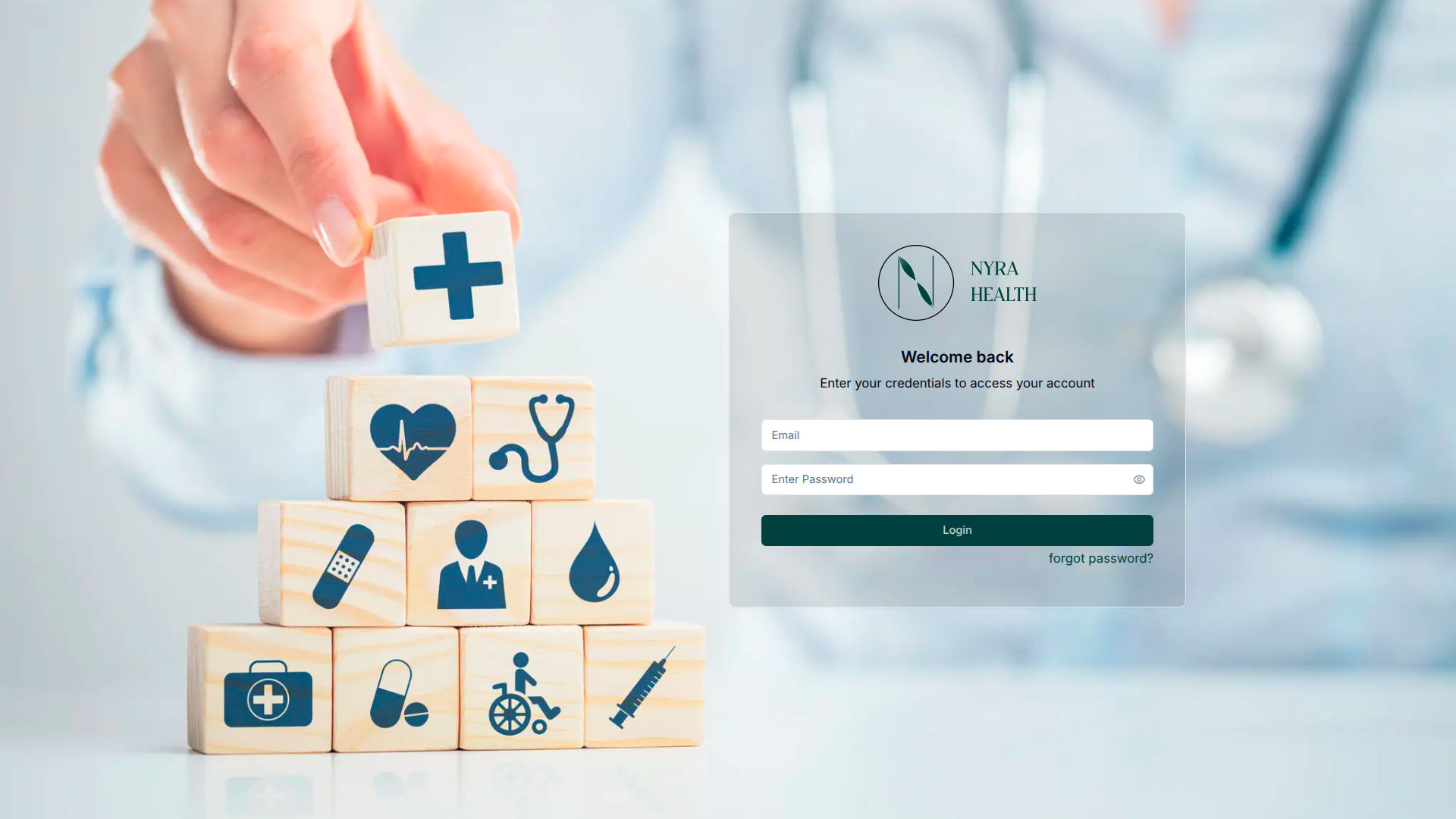 Nyra Health Landing Page