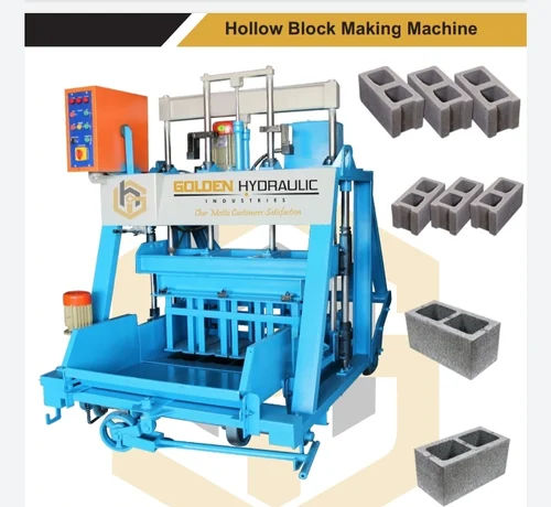 Semi Automatic Hollow Brick Making Machine | 1000 Blocks Per Hour ...