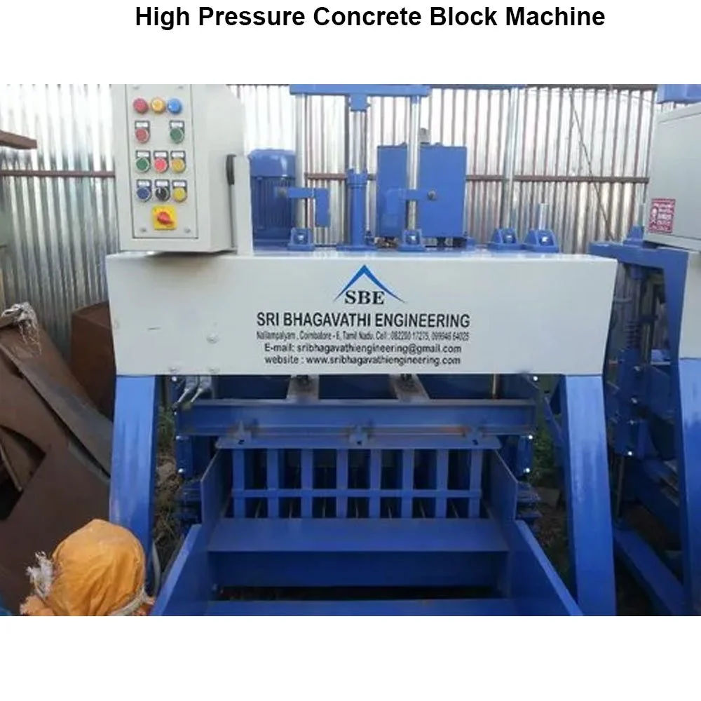 SK Engineering High Pressure Concrete Block Machine – Automatic Paver ...