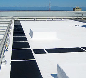 Built up roofing