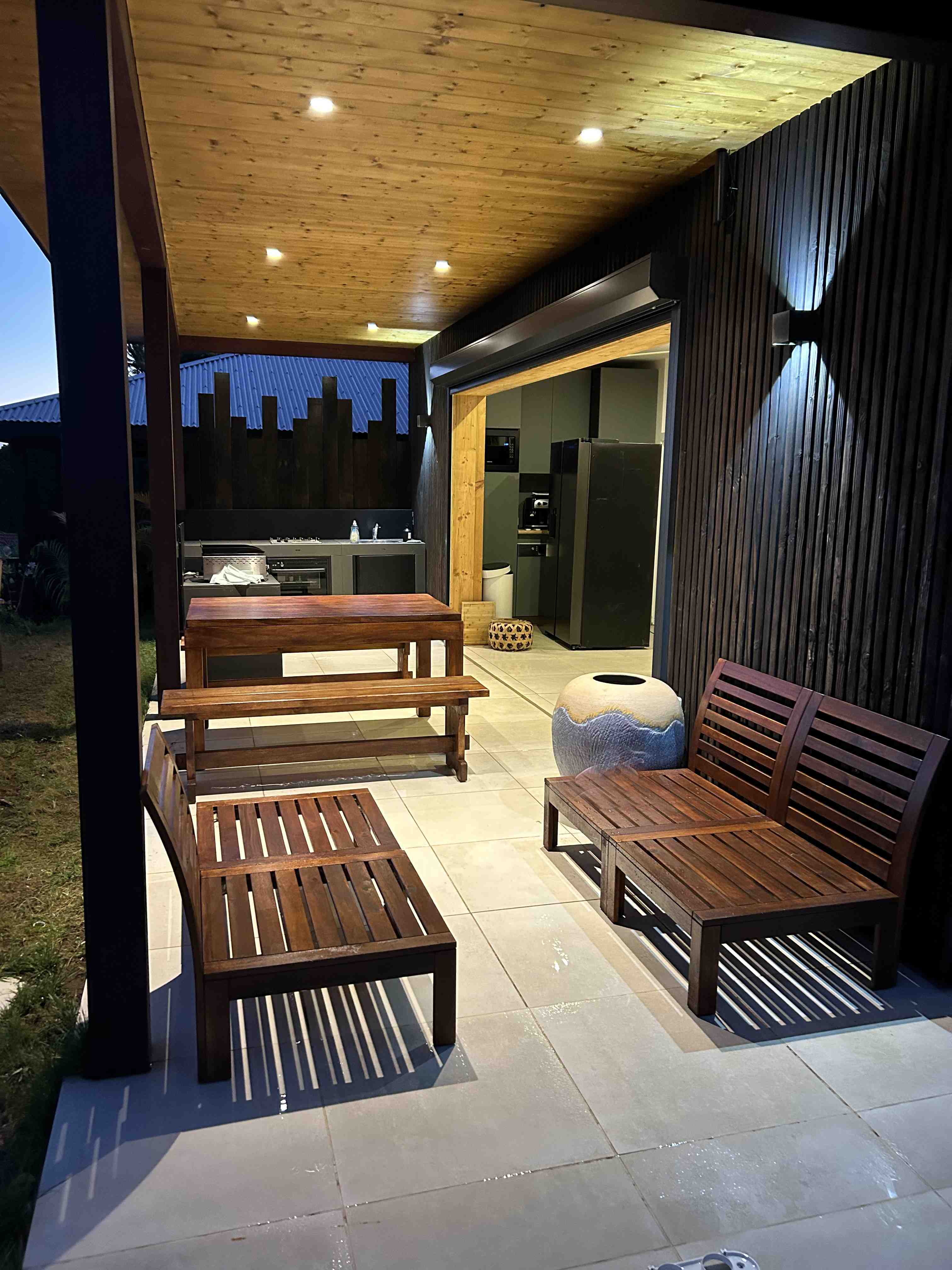 Terrasse de nuit