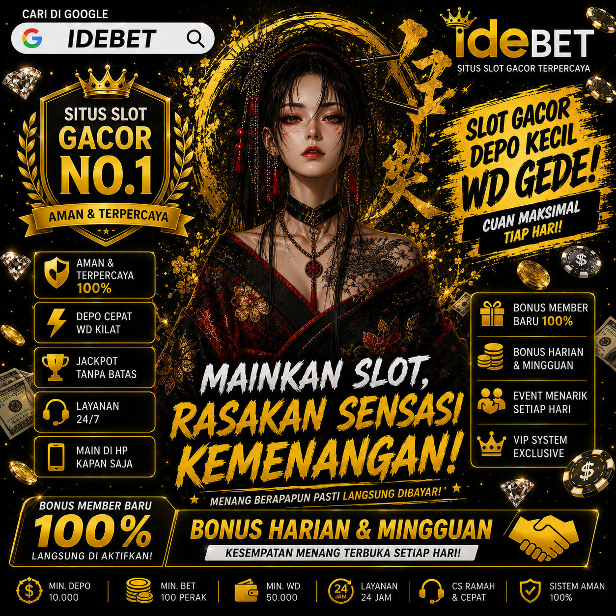 IDEBET: Lah Lah Kok Enak Main Disini Di Kasi Menang Terus Sama Admin