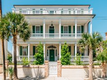 Grand South Battery Home with Three-Tier Piazza + Harbor Views
