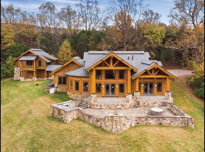 Bespoke Shenandoah Valley Home with Magnificent Mountain Views