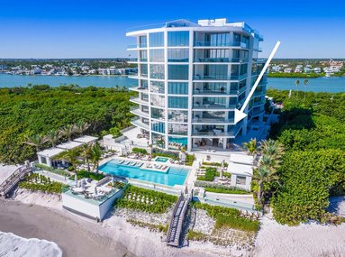 Prestigious SeaGlass Condominium on Jupiter Island