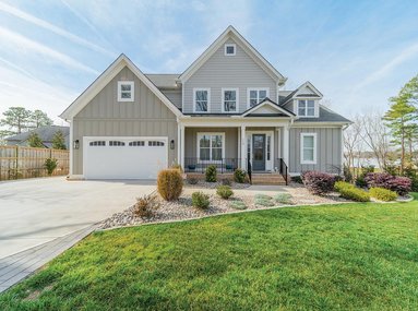 Newer Home beyond The Point with Water Views from Most Rooms