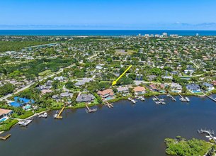 Waterfront Home Boasts 133' of Deepwater Loxahatchee River Frontage