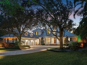 Key West style Estate Situated on the Loxahatchee River