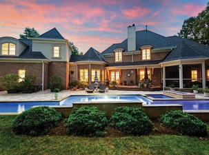 Elegant Home Offers a 20 Yard Lap Pool and Great Curb Appeal