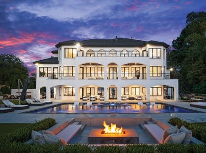 Modern Mediterranean Estate on Lake Norman