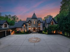 Iconic Waterfront European Manor on Lake Norman – Former Home of NASCAR’s Martin Truex Jr.