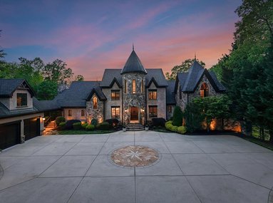 Iconic Waterfront European Manor on Lake Norman – Former Home of NASCAR’s Martin Truex Jr.