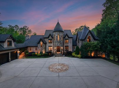 Iconic Waterfront European Manor on Lake Norman – Former Home of NASCAR’s Martin Truex Jr.