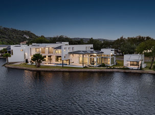 Modern Lakefront Masterpiece on Lake LBJ