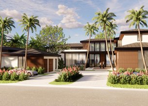 Modern Masterpiece in Prestigious Frenchman's Creek