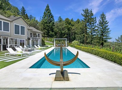 Napa Valley-Like Vineyard Estate with Bay Views Minutes to Town Center