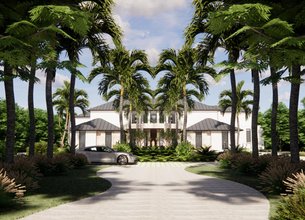 Newly Constructed Estate wtih Intracoastal Frontage