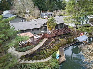 RARE SINGLE LEVEL LIVING ON OSWEGO LAKE