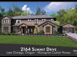 New Construction with Lake Views in Lake Oswego