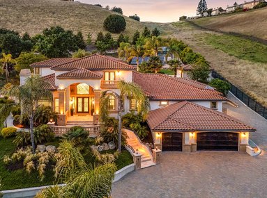 Mediterranean Inspired Retreat with 180º Bay Views