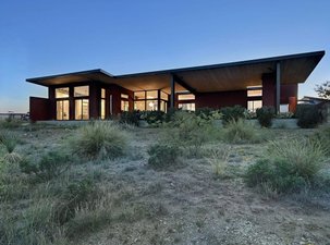Modern Desert Oasis with Mountain Views