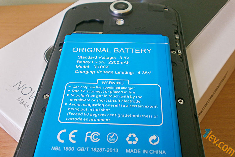 doogee nova y100x с 2200mAh батерия