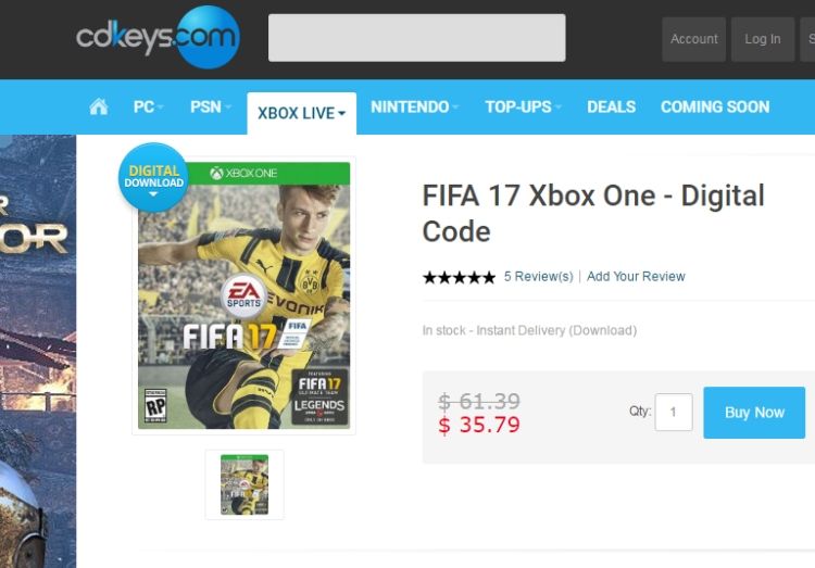 xbox one - Fifa 17 игра на по-ниска цена