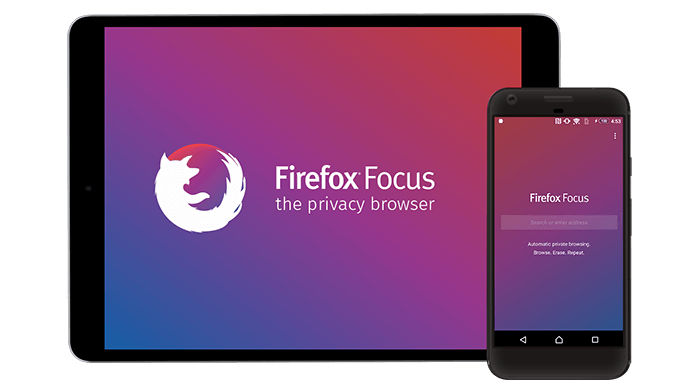 Firefox Focus браузър за смартфони и таблети без реклами Firefox Focus браузър за смартфони и таблети без реклами
