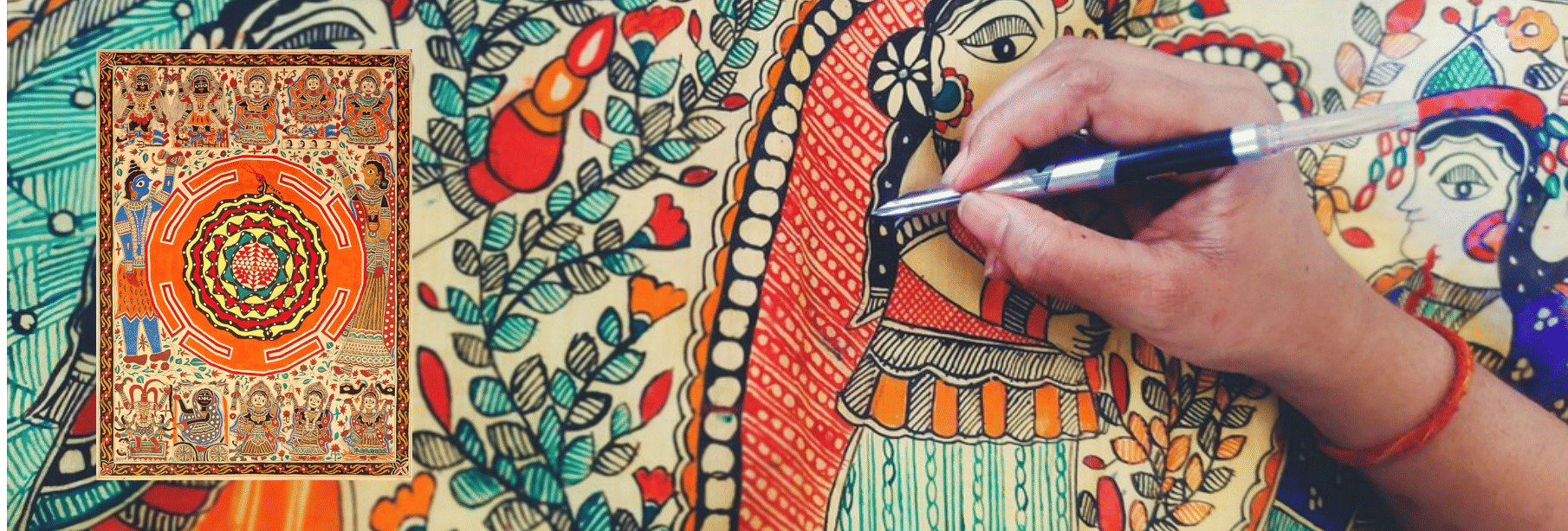 Madhubani Art - Traditional painting from Bihar