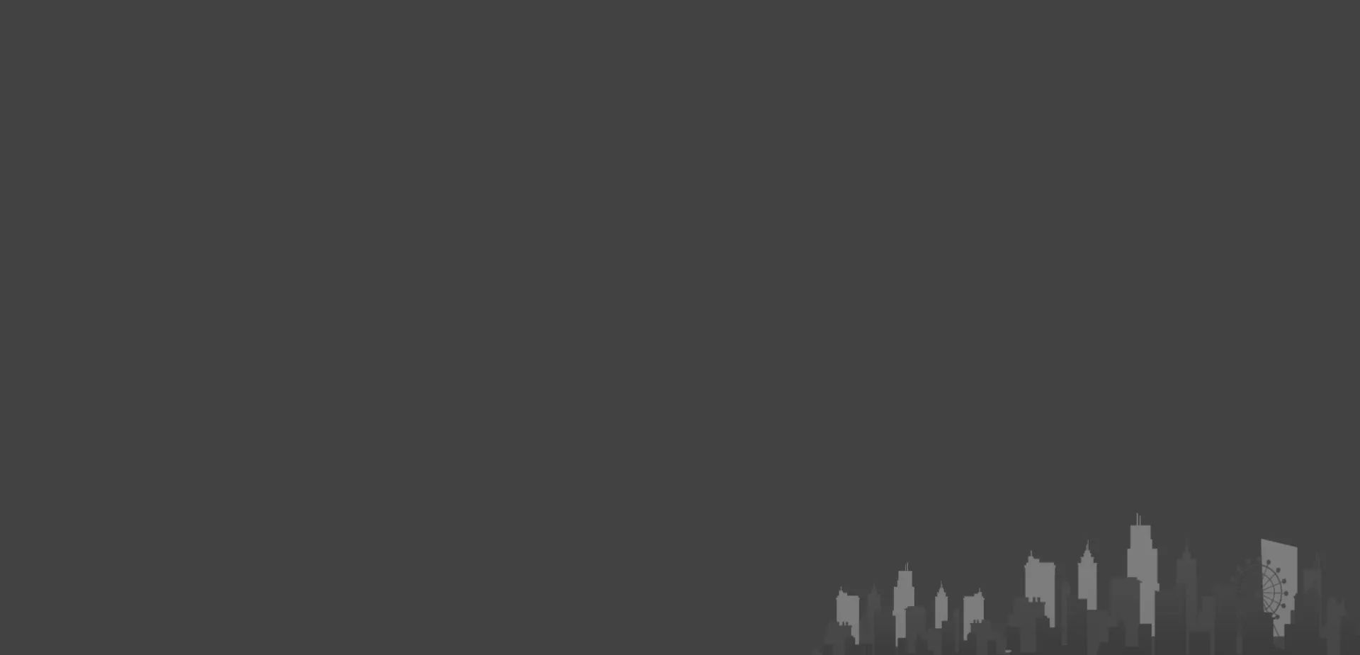 City skyline silhouette