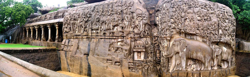 Exploring Mahabalipuram