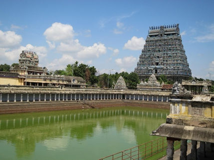 Pondicherry → Chidambaram → Darasuram → Tanjore