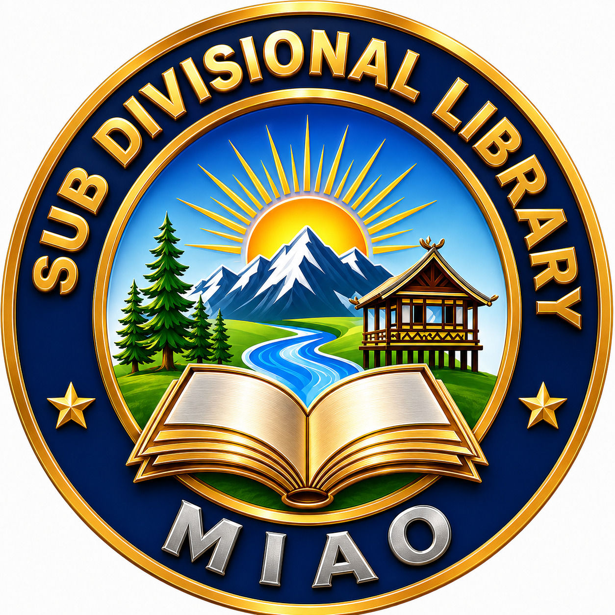 Sub divisional Library Miao Logo