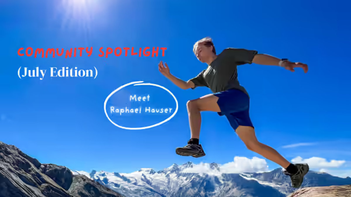 Cover image for "Community Spotlight: Raphael Hauser - Juli 2025" by Laura Pezza