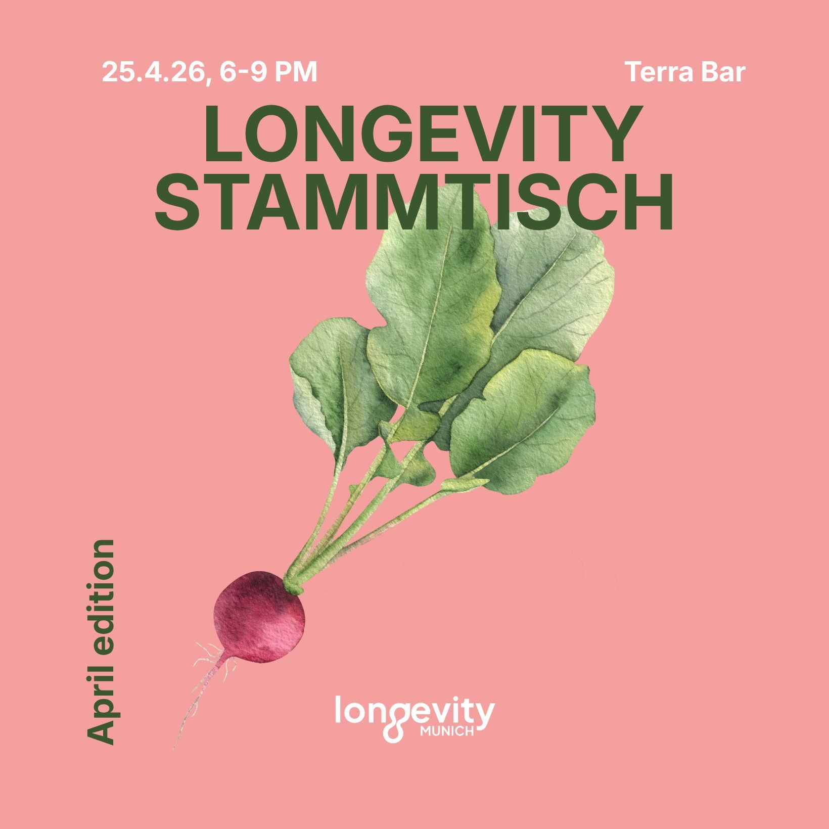 Longevity Munich Dinner – April Edition 🧬🥬