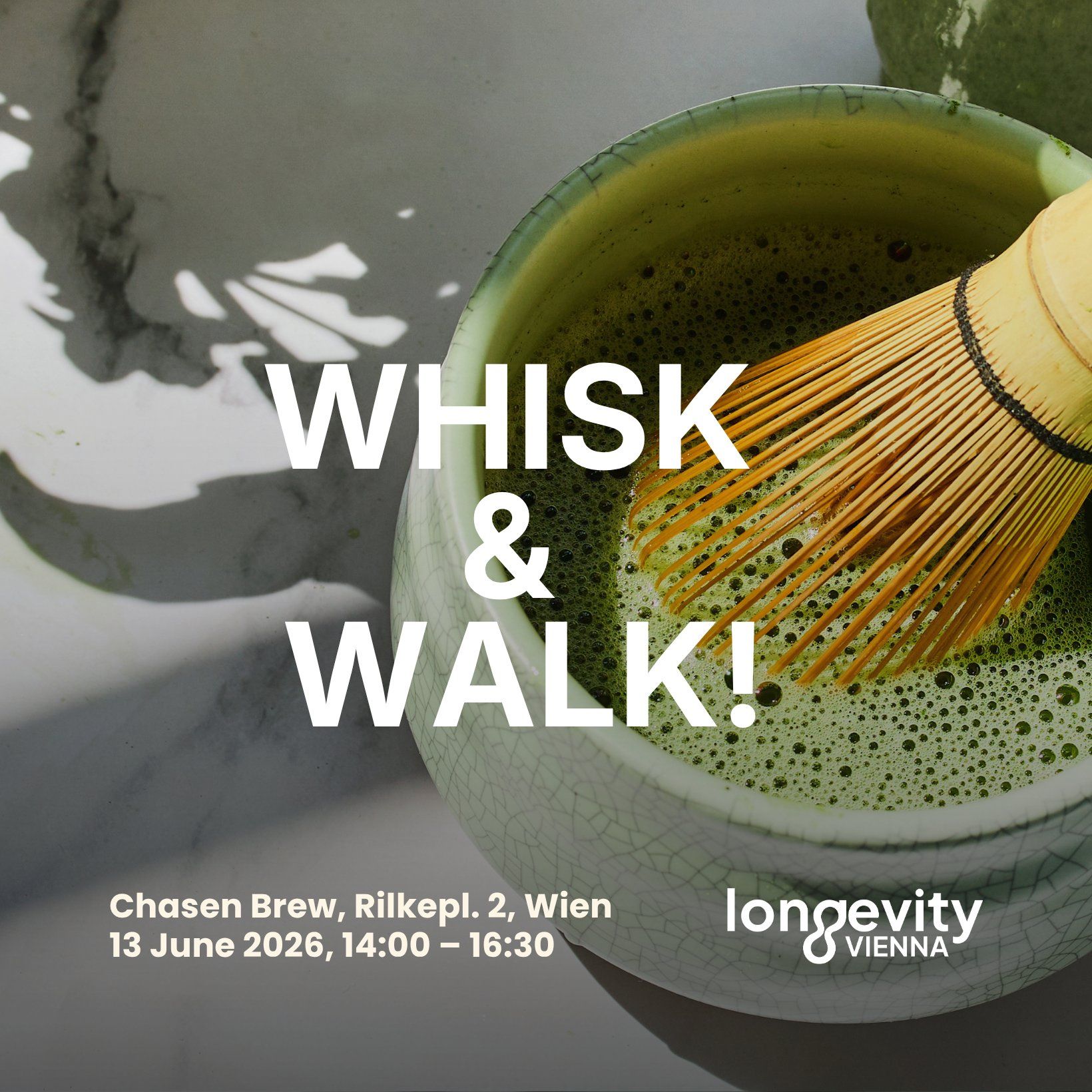 WHISK & WALK - Longevity Vienna launch!